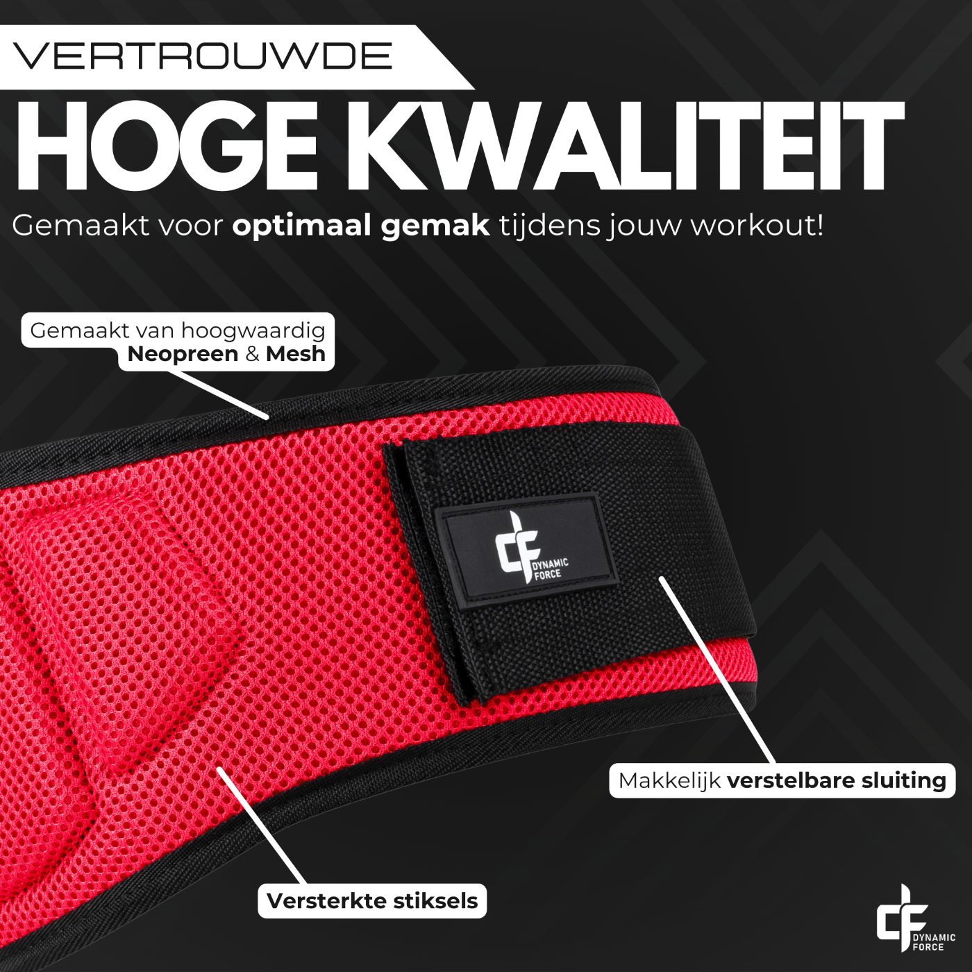 Liftingbelt Rood