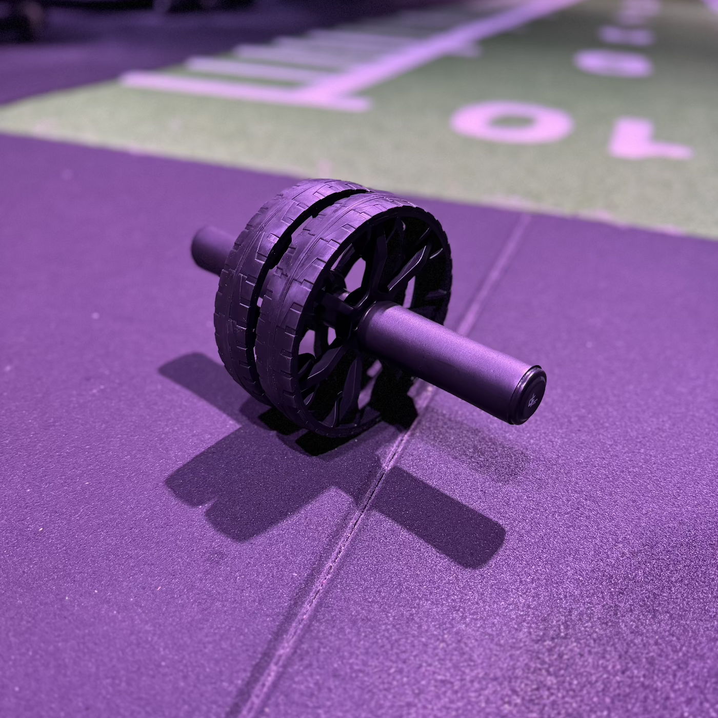 Abb-roller dubbele wiel met kniematje - Dynamic Force